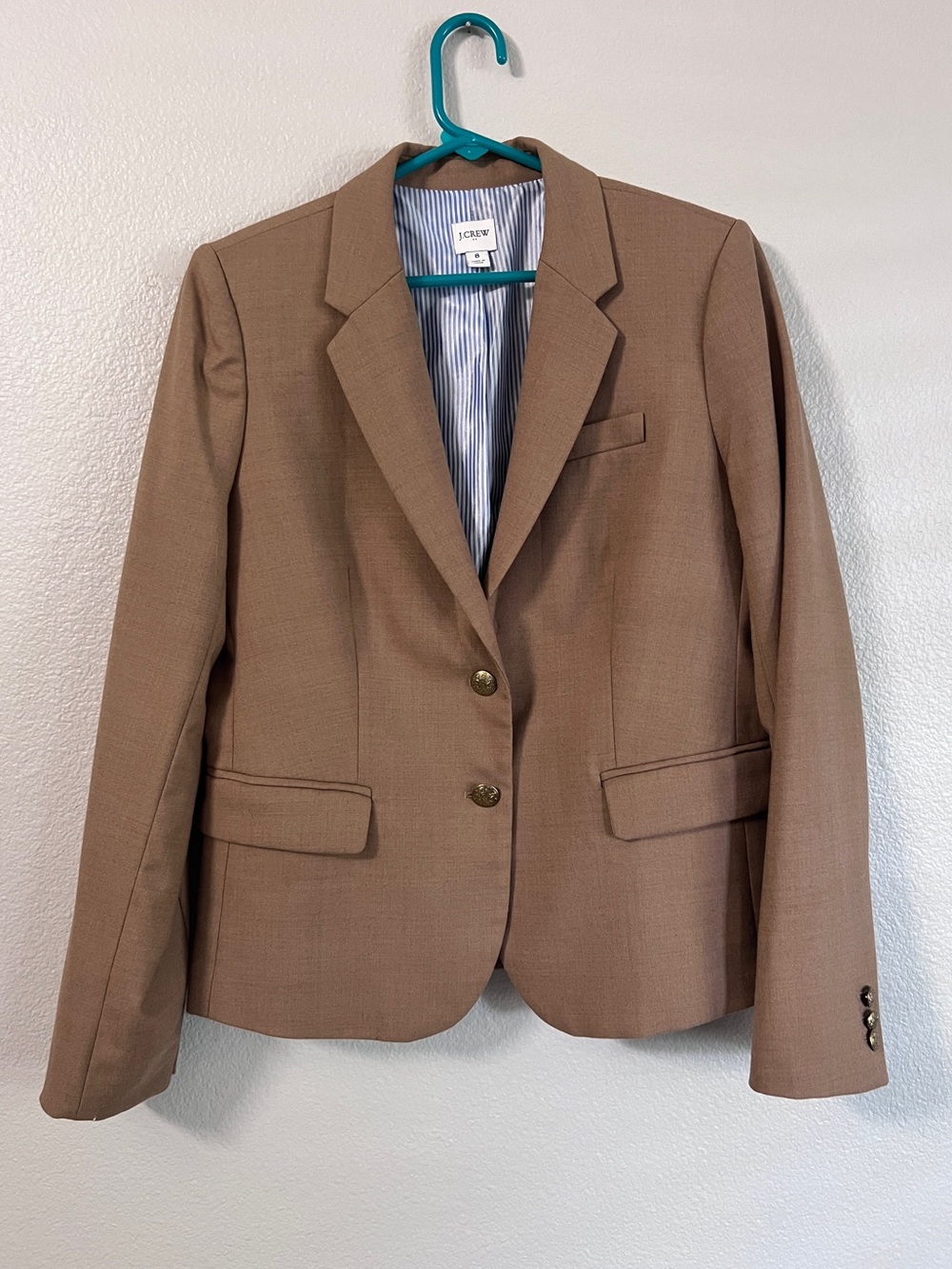 J. Crew Tan Blazer Jacket